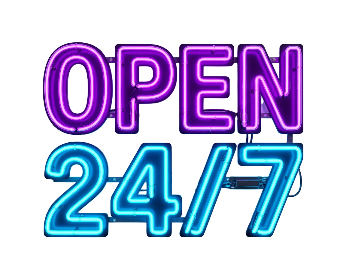 Open 24/7